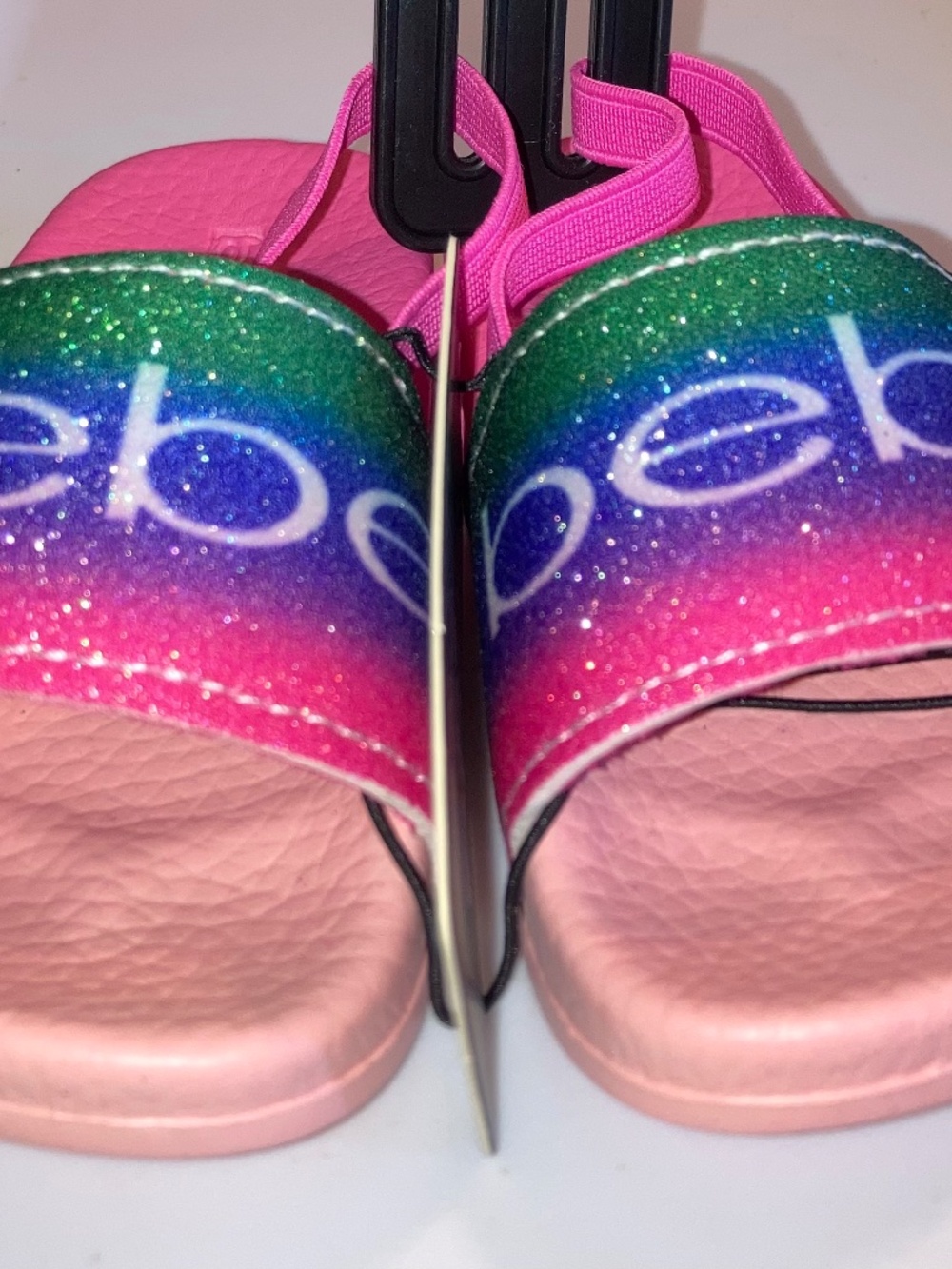 Bebe Girls Sandals Fuchsia Size S Small 5/6